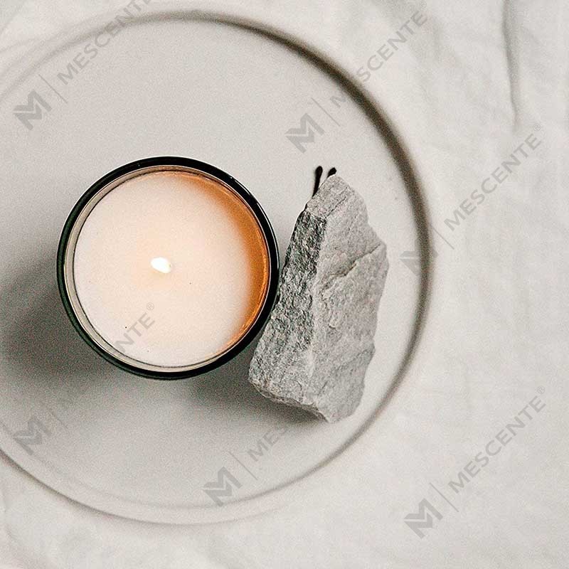 M&Scent egyedi logó mini kerek kristályüveg üveg erős kávé szójaviasz illatos gyertyák dobozzal ömlesztve