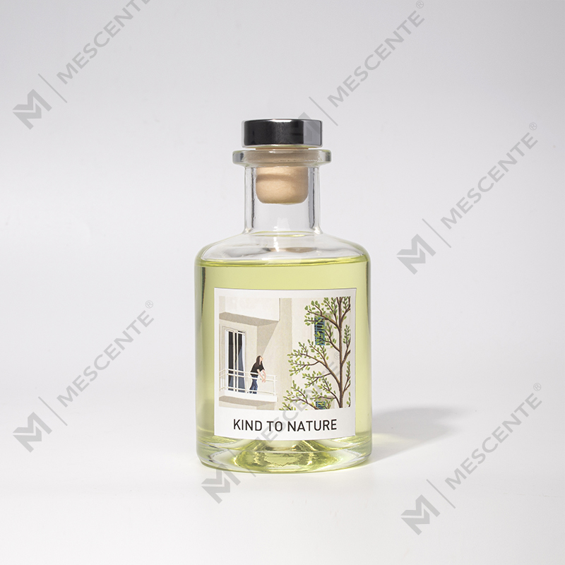 M&Scent luxus dekoratív nagy flakon illóolajos náddiffúzor szárított virággal ajándék készlet
