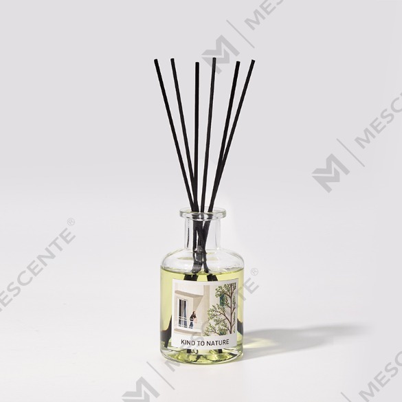 M&Scent Luxury 200 ml testreszabott fehér flakonos fapálcikák náddiffúzor dobozzal