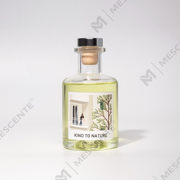 M&Scent Luxury 200 ml testreszabott fehér flakonos fapálcikák náddiffúzor dobozzal