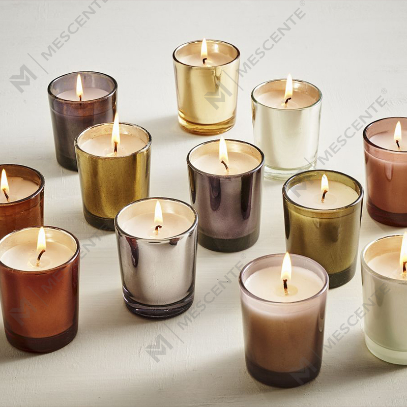 M&Scent Luxury Custom Jar Home Fragrance Karácsonyi illatos szójaviasz gyertyák fedéllel