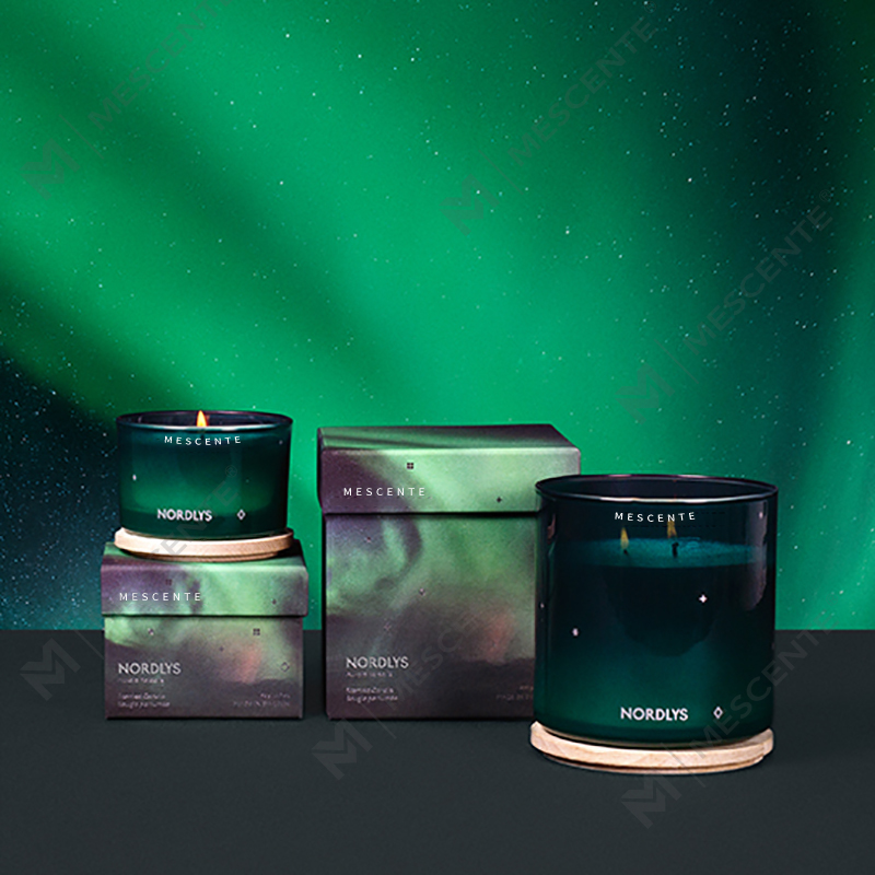 M&Scent luxus egyedi kézzel készített karácsonyi dekoratív illatos szójaviasz gyertyák díszdobozban