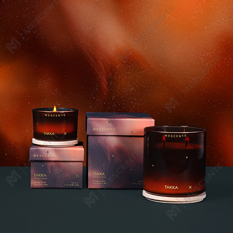 M&Scent luxus egyedi kézzel készített karácsonyi dekoratív illatos szójaviasz gyertyák díszdobozban