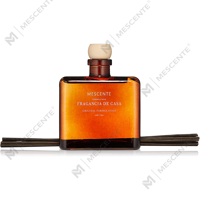 M&Scent luxus egyedi nagy rózsa arany üveg virág, saját címkés folyékony nád diffúzor díszdobozzal