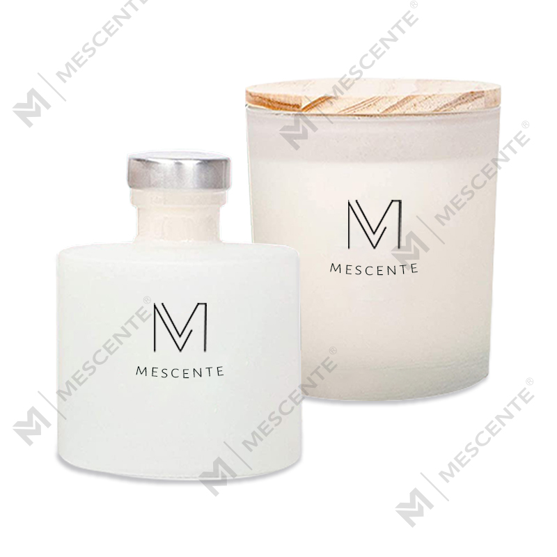 M&Scent luxus személyre szabott saját márkás őszi dekoráció aroma illatos szója gyertyák nád diffúzor ajándék szett