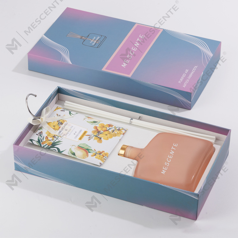 Gyertya és nád diffúzor ajándék szett, illatos gyertyák Aroma Reed diffúzor