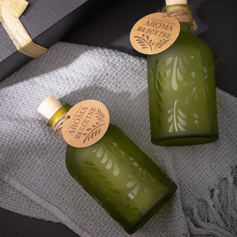 M&Scent luxus egyedi saját címkés üvegpalack virág folyékony nád diffúzor díszdobozzal