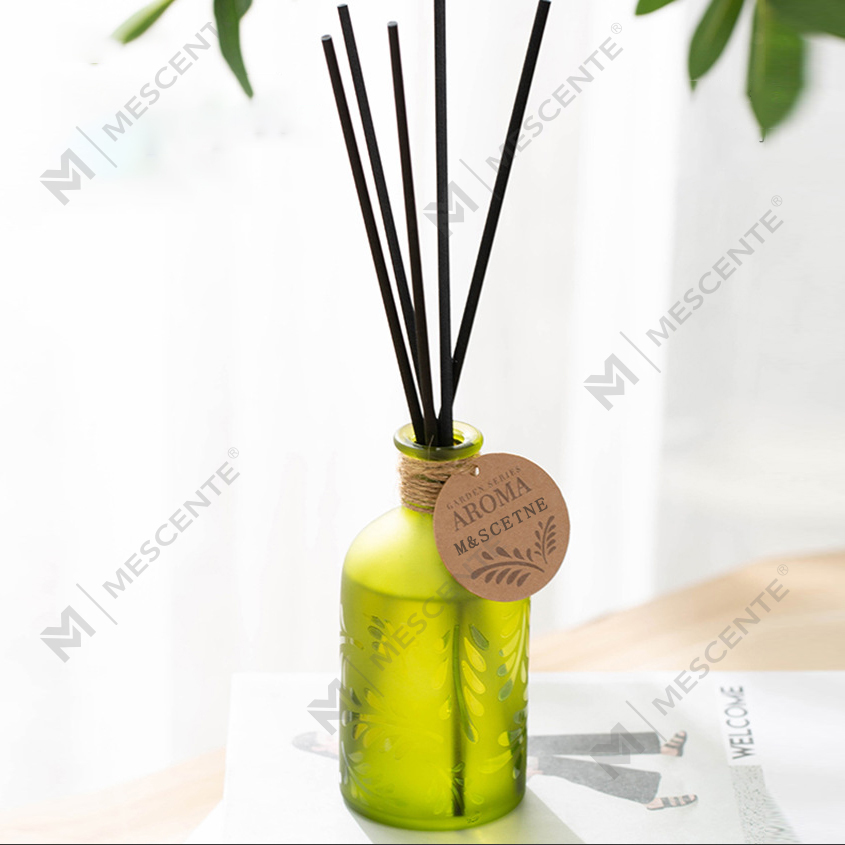 M&Scent luxus egyedi saját címkés üvegpalack virág folyékony nád diffúzor díszdobozzal