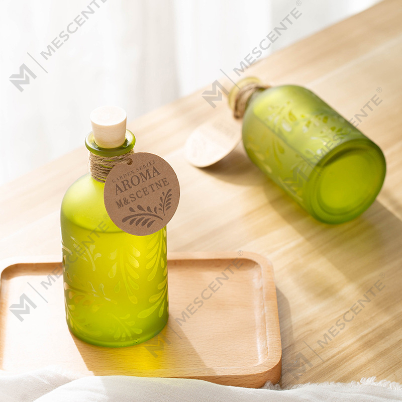 M&Scent luxus egyedi saját címkés üvegpalack virág folyékony nád diffúzor díszdobozzal