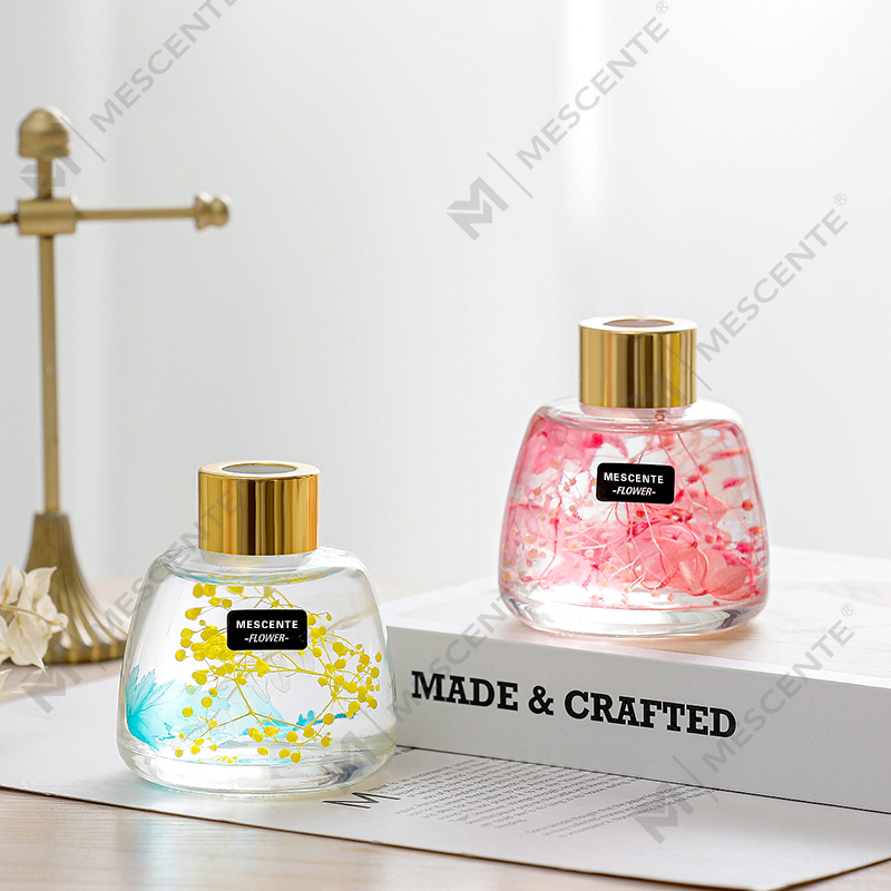 Mini White Bottle Flower Parfüm Aroma Reed Diffúzor Olaj, Illat Thaiföld Reed Diffúzor Ajándék szett