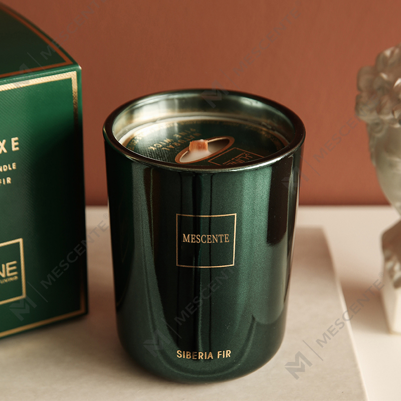 M&Scent nagykereskedés testreszabott luxus magáncímkés oszlopos illatos szójaviasz fa kanóc aromagyertya