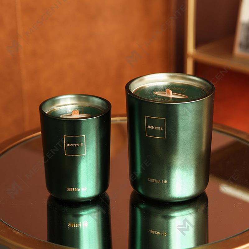 M&Scent nagykereskedés testreszabott luxus magáncímkés oszlopos illatos szójaviasz fa kanóc aromagyertya