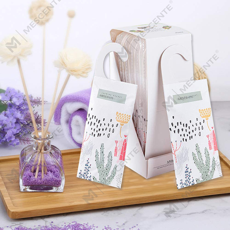 M&Scent új dizájn, testreszabott illatos zacskós zacskók függő, gardrób illatos tasakok