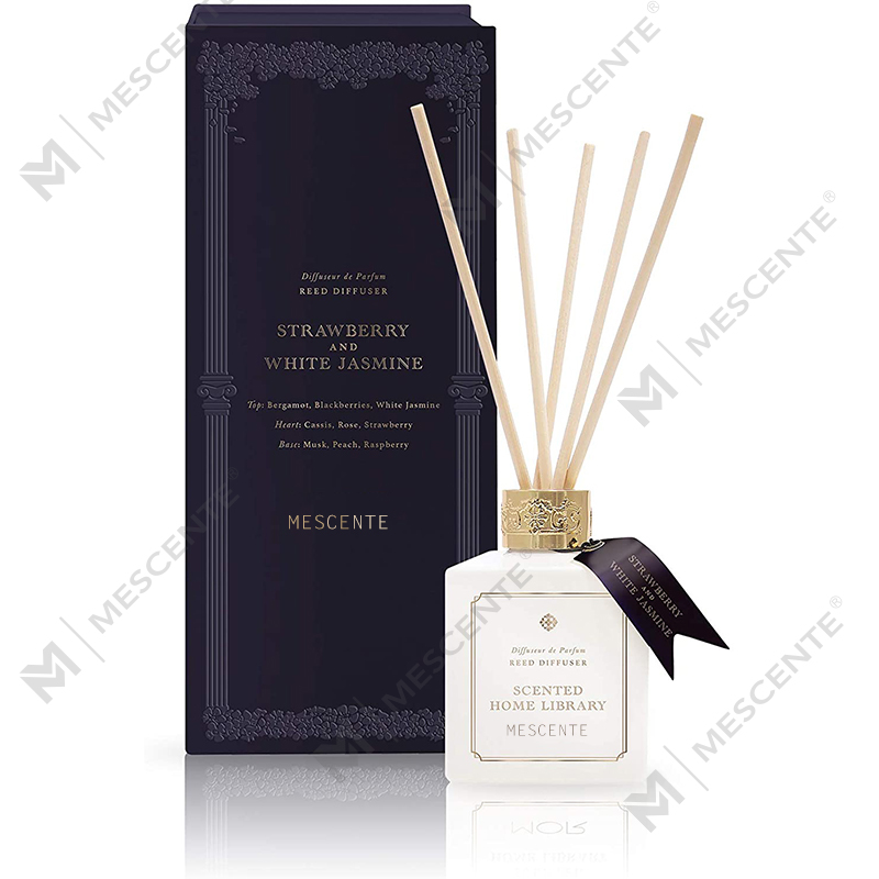 M&Scent nagykereskedelmi luxus privát márkás kerámia palack fából készült virágpálcás aroma nád diffúzor