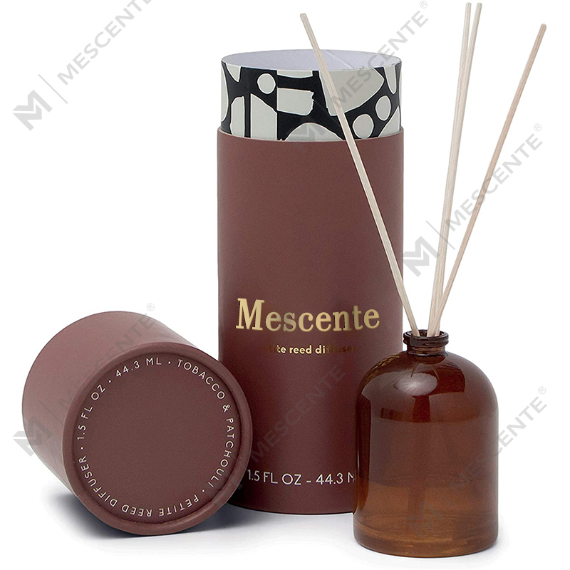 M&Scent luxus egyedi nagy rózsa arany üveg virág, saját címkés folyékony nád diffúzor díszdobozzal