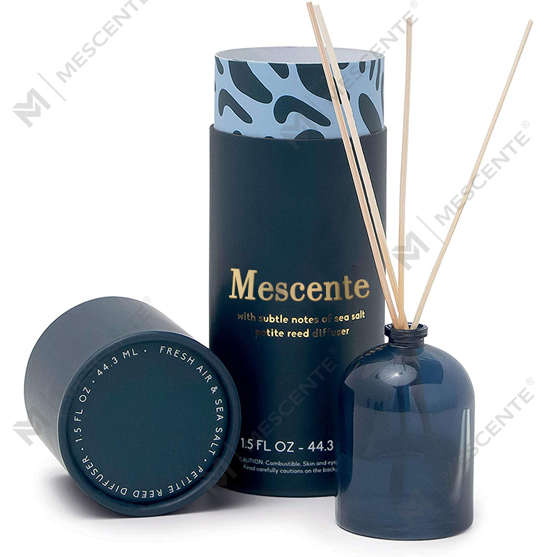 M&Scent luxus egyedi nagy rózsa arany üveg virág, saját címkés folyékony nád diffúzor díszdobozzal