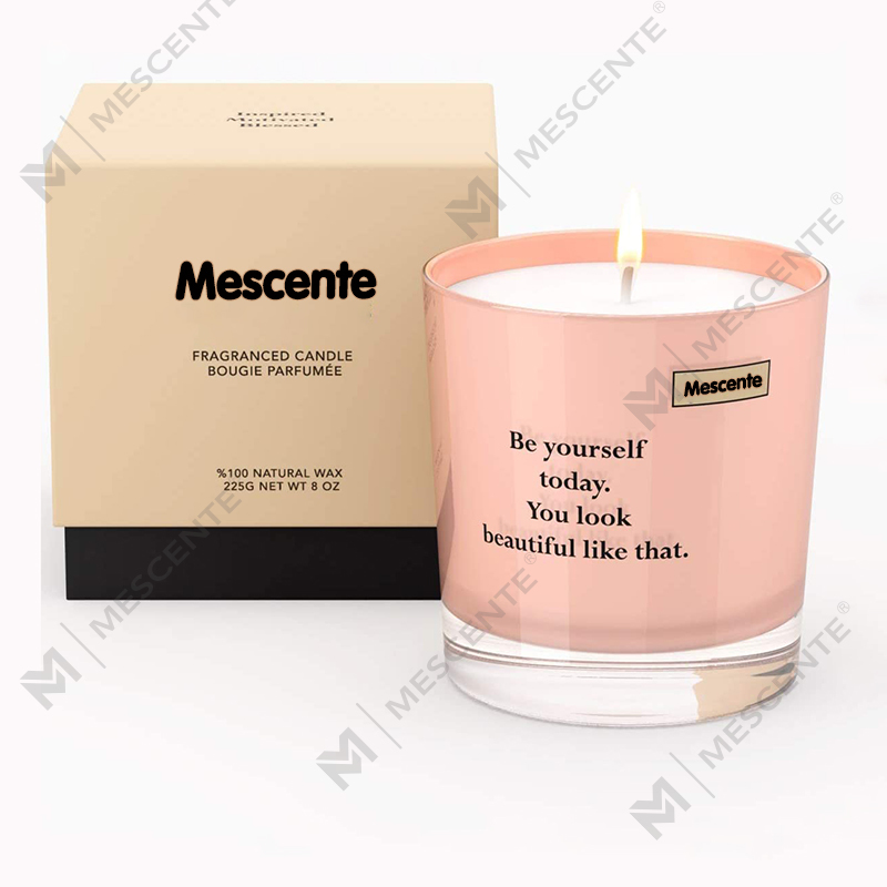 M&Scent nagykereskedelmi saját márkás luxusüvegek szójaviasz gyertyák