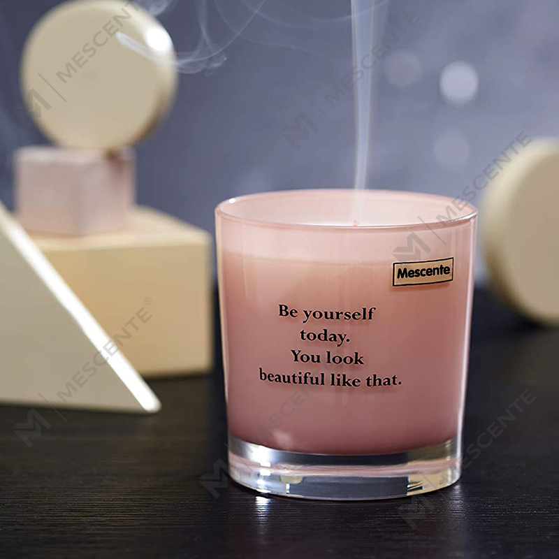 M&Scent nagykereskedelmi saját márkás luxusüvegek szójaviasz gyertyák