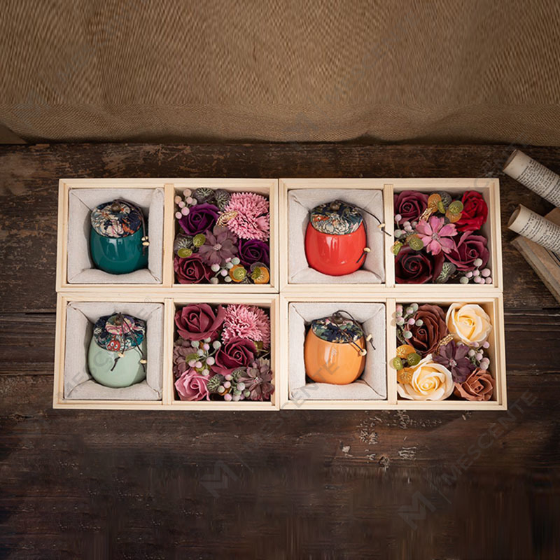 M&Scent Luxury Decoration Tömeges kerámiaoszlopos aromaterápiás paraffingyertya rendelés