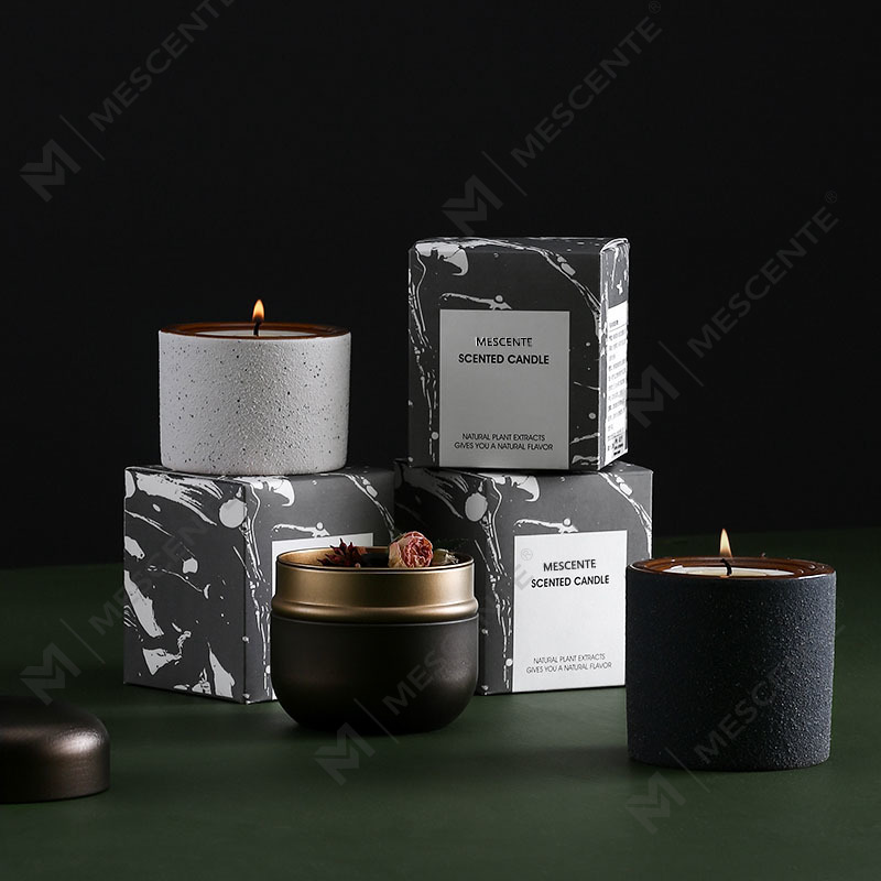 M&Scent személyre szabott dekoratív luxus saját márkás Woodwick illatos szójaviasz gyertya