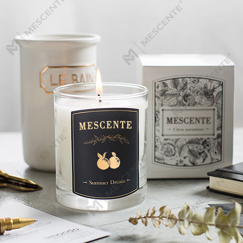 M&Scent testreszabott dekoratív luxusmasszázs saját márkás illatos szójaviasz gyertya
