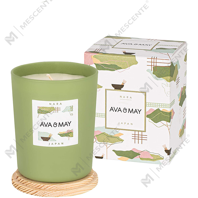 M&Scent egyedi saját márkás gyártmányú, színes illatosított szójaviasz sikkes gyertyák