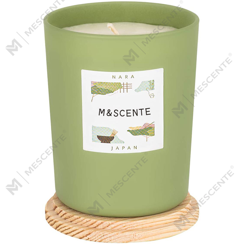 M&Scent egyedi saját márkás gyártmányú, színes illatosított szójaviasz sikkes gyertyák