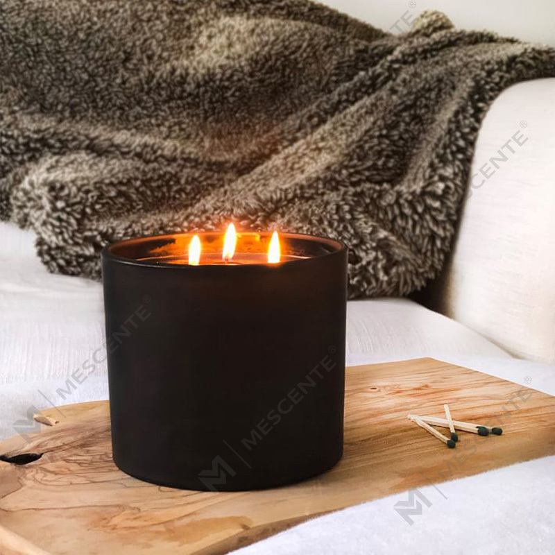 M&SCENT Natural Christmas széles körben használt üvegedényes illatos szójaviasz gyertya összecsukható dobozzal