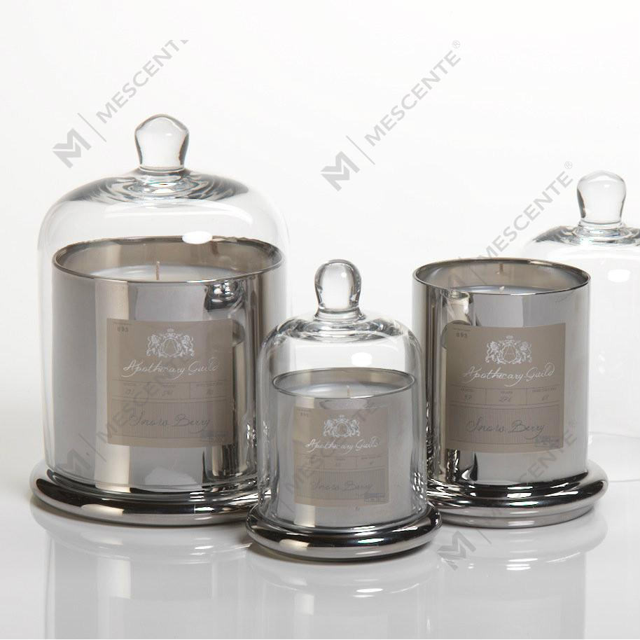 M&Scent dekoratív romantikus esküvői csengő üveg kupolával illatos gyertya A29275