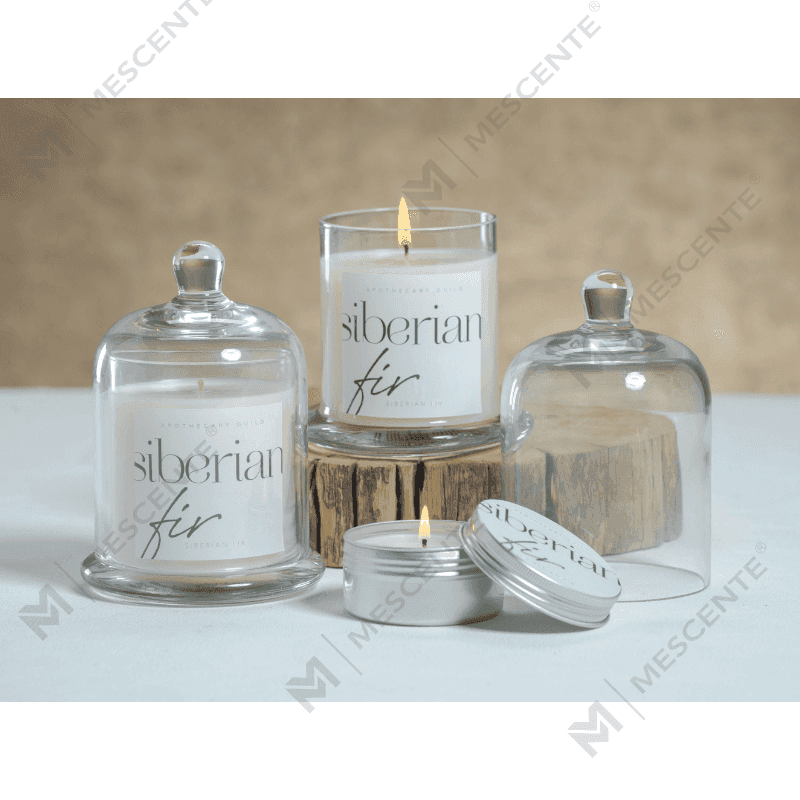 M&Scent dekoratív romantikus esküvői csengő üveg kupolával illatos gyertya A29275