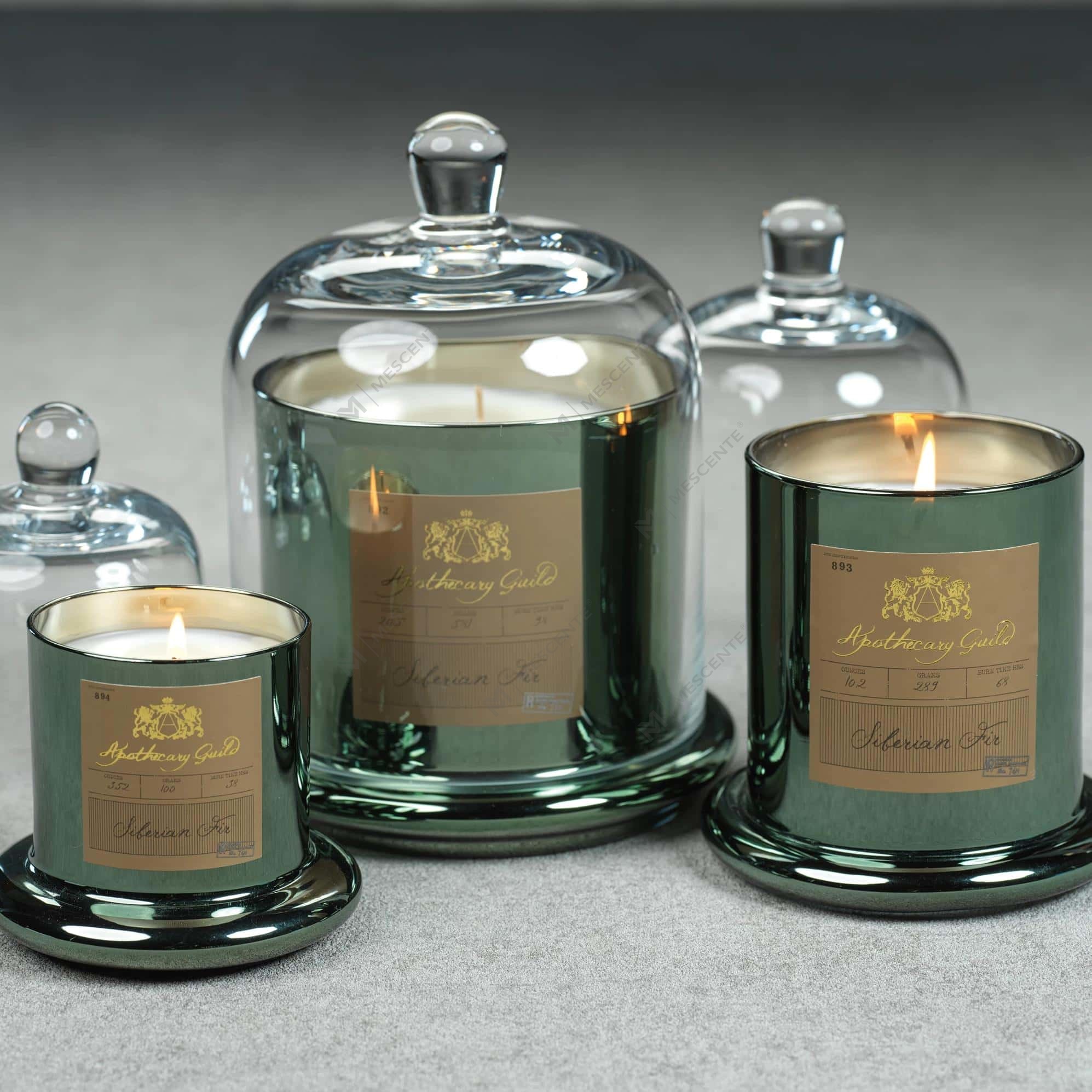 M&Scent dekoratív romantikus esküvői csengő üveg kupolával illatos gyertya A29275