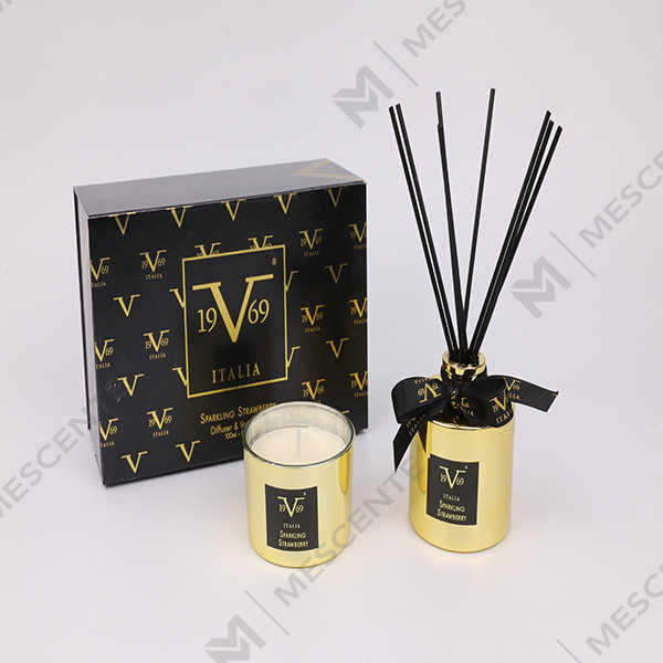 M&Scent Home Fragrance Reed diffúzor ajándék szett illatos gyertyával A29260-2