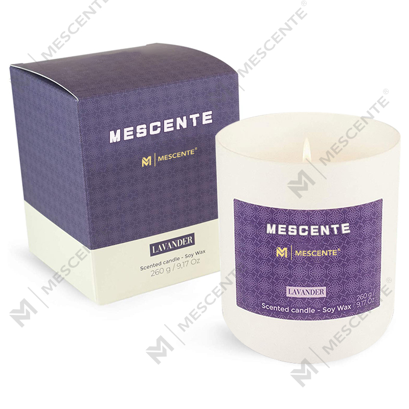 M&Scent Mason Jar mini szója alapú gyertyák, luxus csomagolás márvány gyertya szójaviasz