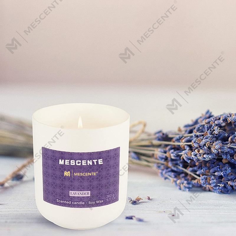 M&Scent Mason Jar mini szója alapú gyertyák, luxus csomagolás márvány gyertya szójaviasz