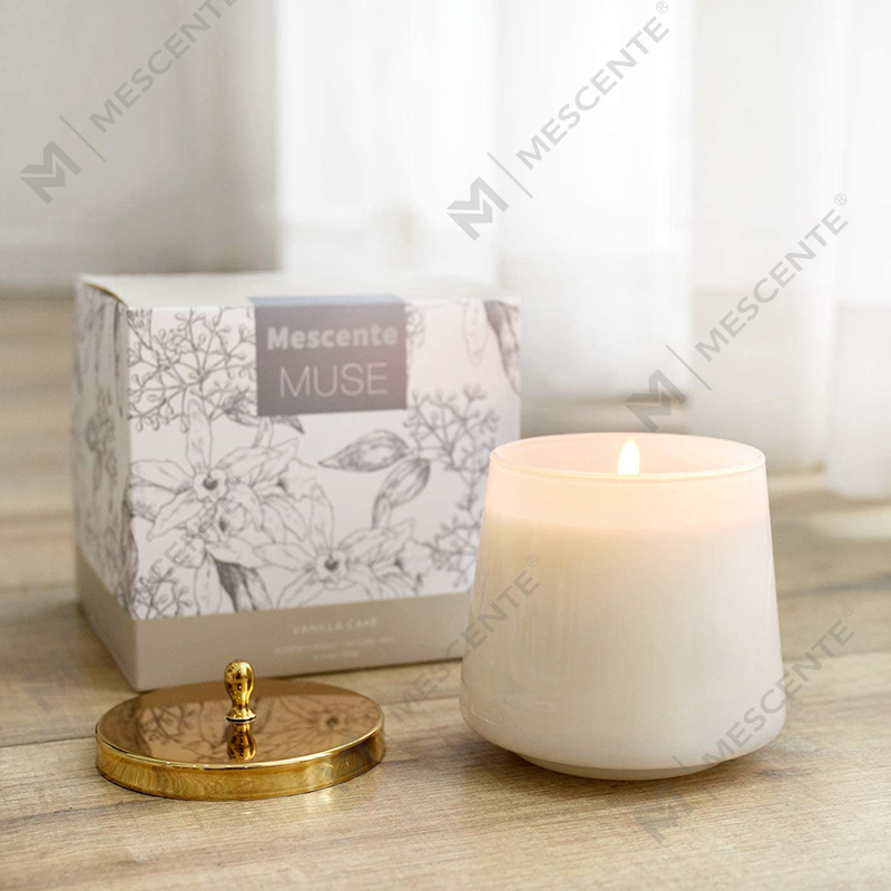 M&Scent 100%-ban természetes aromaterápiás könyv illatú szója gyertya otthonra, nagy üvegek illatos gyertyák