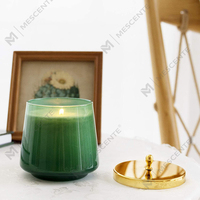 M&Scent 100%-ban természetes aromaterápiás könyv illatú szója gyertya otthonra, nagy üvegek illatos gyertyák