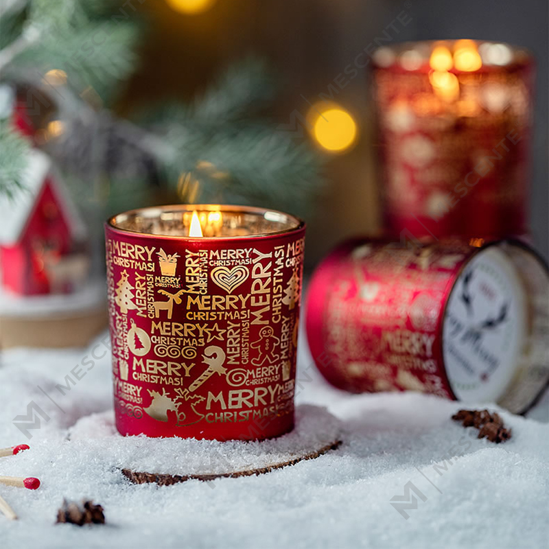 M&Scent Holiday Fragrance karácsonyi füstmentes csillagos égbolt kupa illatos gyertya ajándék kézzel