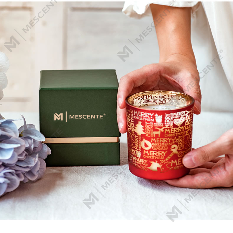 M&Scent Holiday Fragrance karácsonyi füstmentes csillagos égbolt kupa illatos gyertya ajándék kézzel