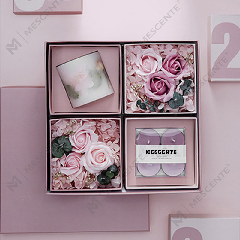 M&Scent nagykereskedelmi luxus természetes szójaviasz teamécses gyertya ajándék készlet