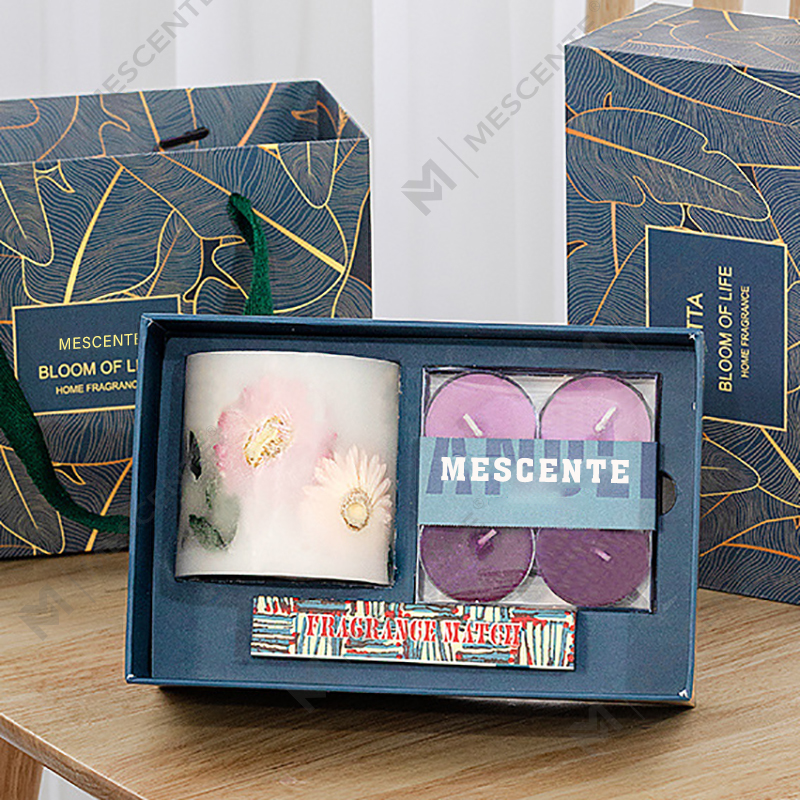 M&Scent nagykereskedelmi luxus természetes szójaviasz teamécses gyertya ajándék készlet