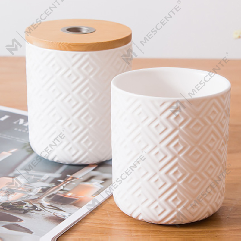 M&Scent 100 ml 200 ml kerek kerámia aroma dekoratív üvegpalackos náddiffúzor