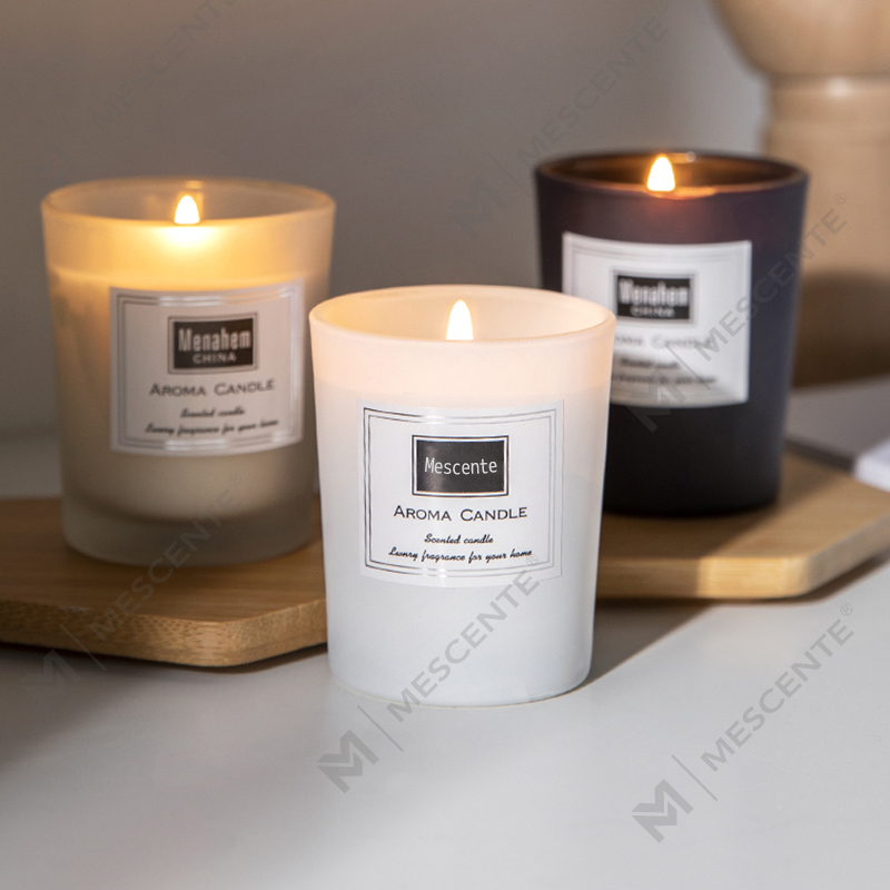 M&Scent egyedi nyomott bazsarózsa illatú szójaviasz gyertyák, digitális illatgyertya