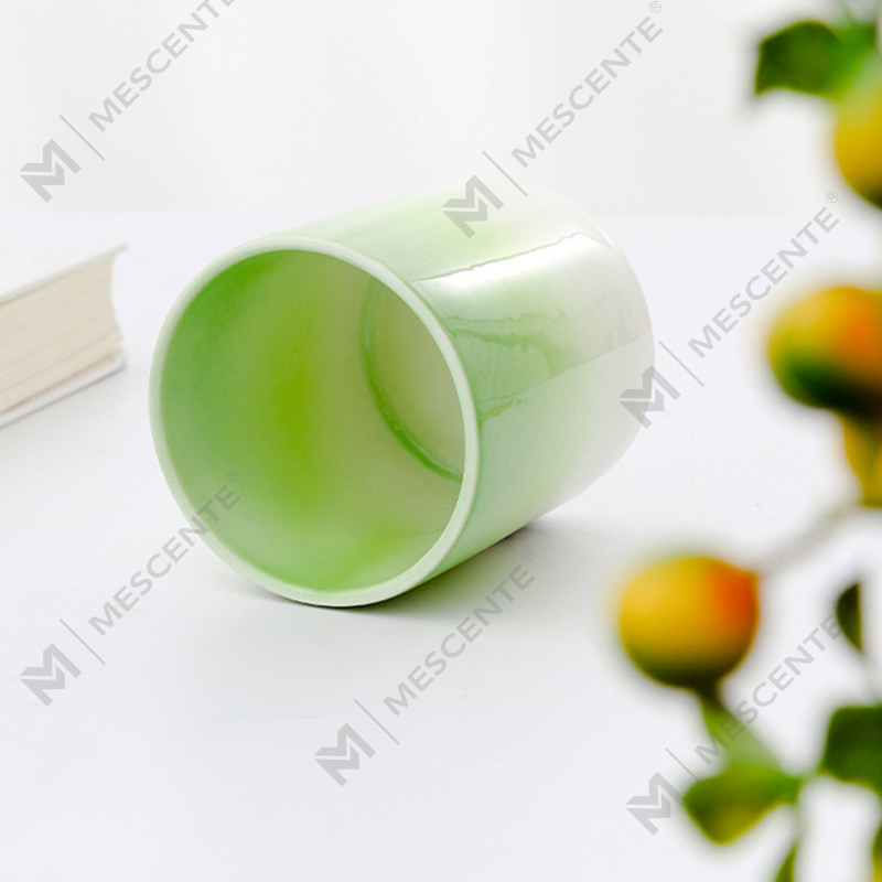 M&Scent Private Label lakberendezési egyedi illatos gyertyák kerámia gyertyatartókban