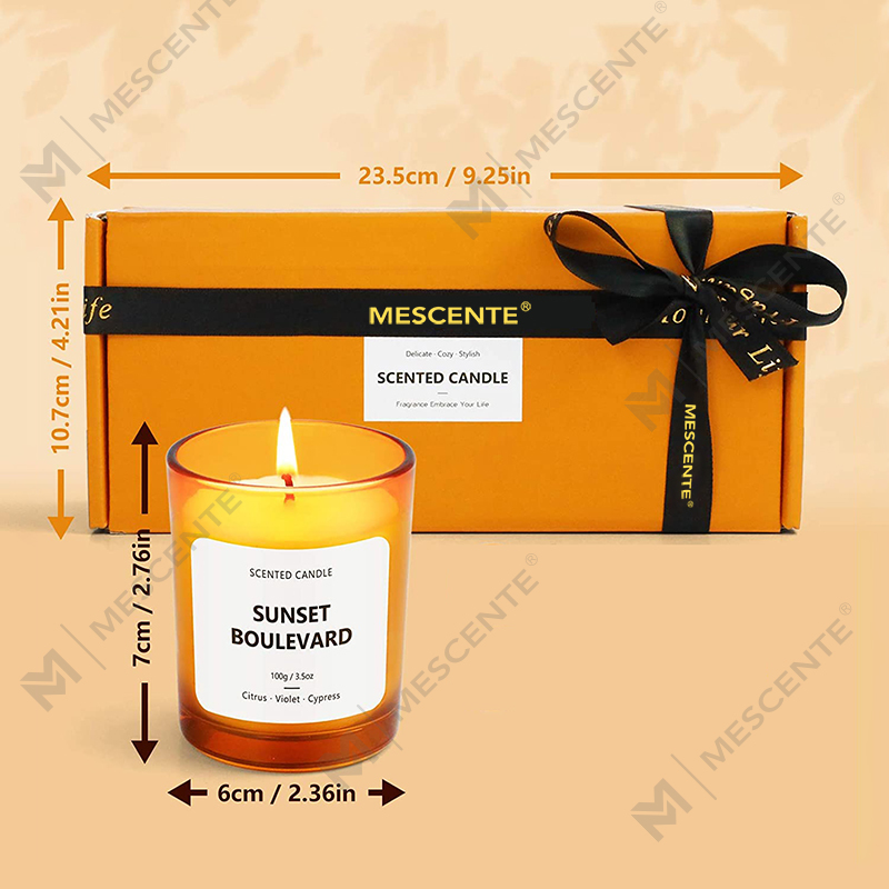 M&Scent közkedvelt gyertyák illatos luxus lakberendezési, erősen illatosított gyertya