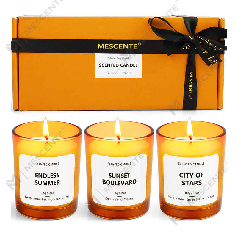 M&Scent közkedvelt gyertyák illatos luxus lakberendezési, erősen illatosított gyertya