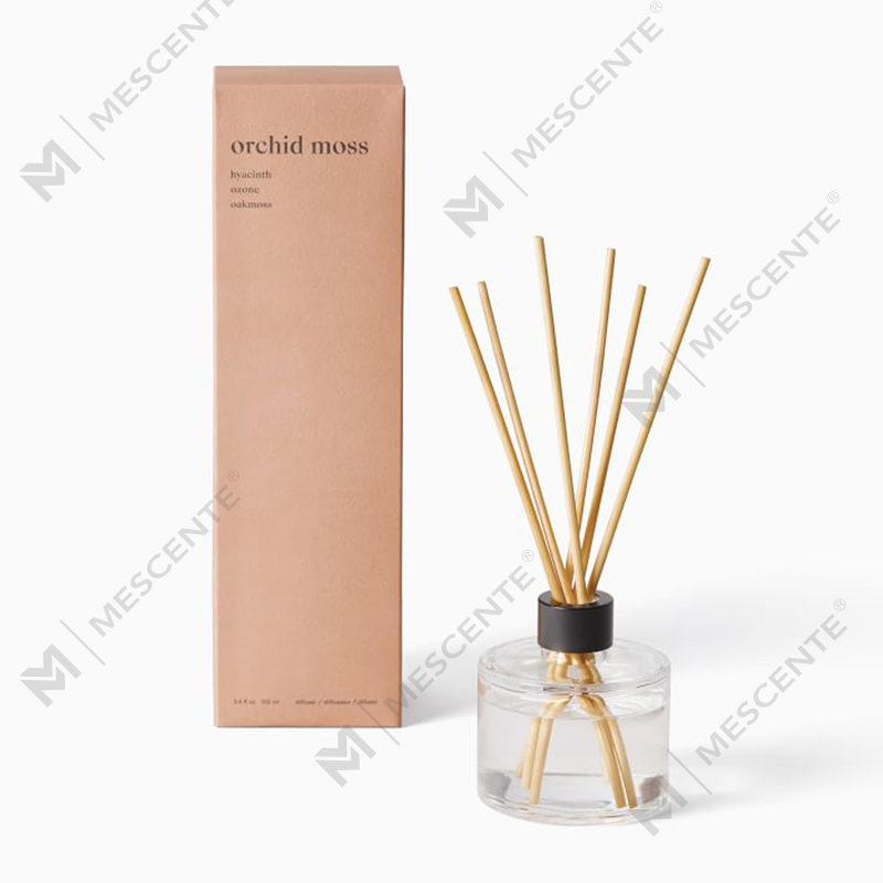 M&Scent egyedi luxus saját márkás virágos náddiffúzor dobozzal