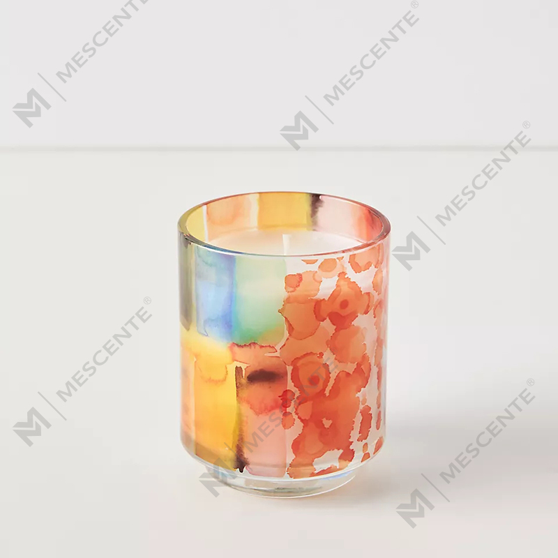 M&Scent Luxus Egyedi Dekoráció Private Label 3 Wick A Sunday Painter üvegkristály illatú szójaviasz gyertyák