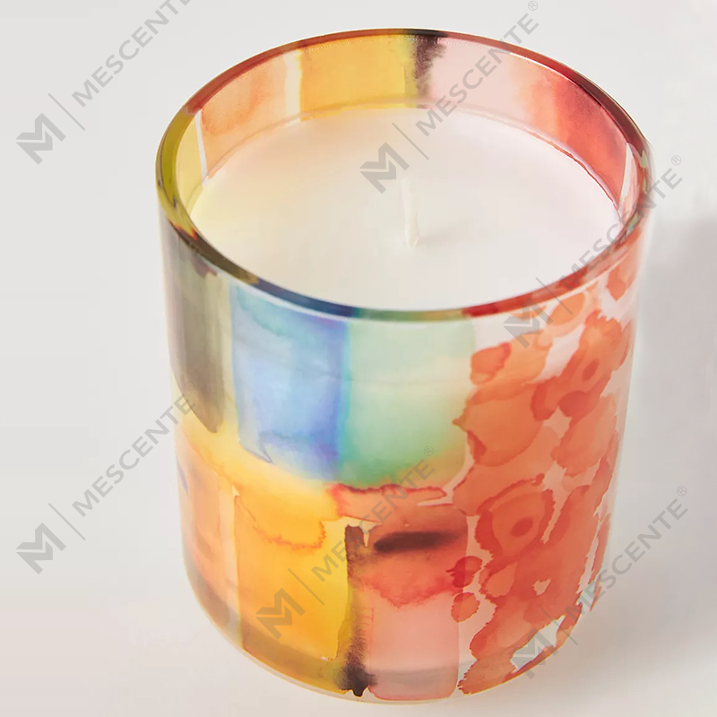 M&Scent Luxus Egyedi Dekoráció Private Label 3 Wick A Sunday Painter üvegkristály illatú szójaviasz gyertyák