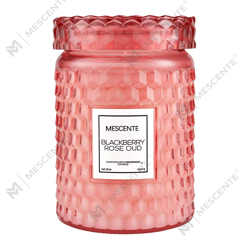 M&Scent egyedi karácsonyi dekoráció Blackberry Rose Oud ikon gyertya