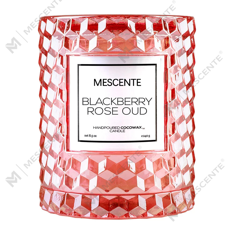 M&Scent egyedi karácsonyi dekoráció Blackberry Rose Oud ikon gyertya